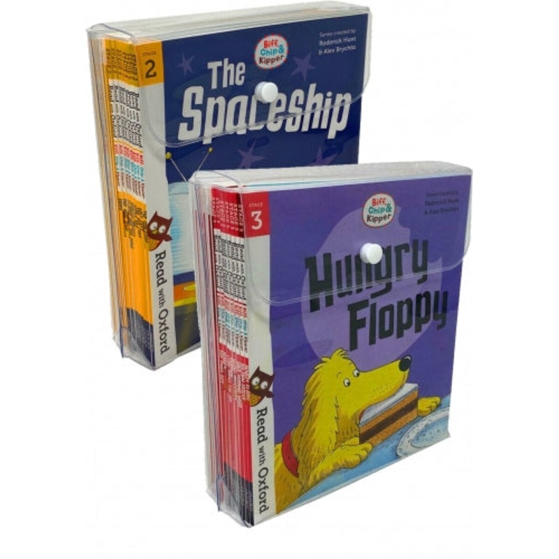 Biff, Chip and Kipper Read with Oxford Phonics Stage 2 and 3 Collection 32 Books