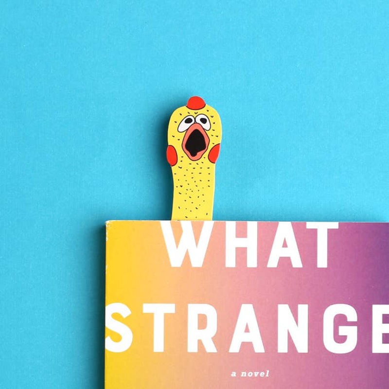 Humdrum Paper – Rubber Chicken Bookmark (it’s die cut!)