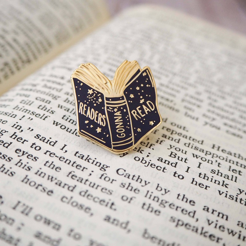 LiteraryEmporium – Readers Gonna Read – Book Lover Enamel Pin Badge – Reading