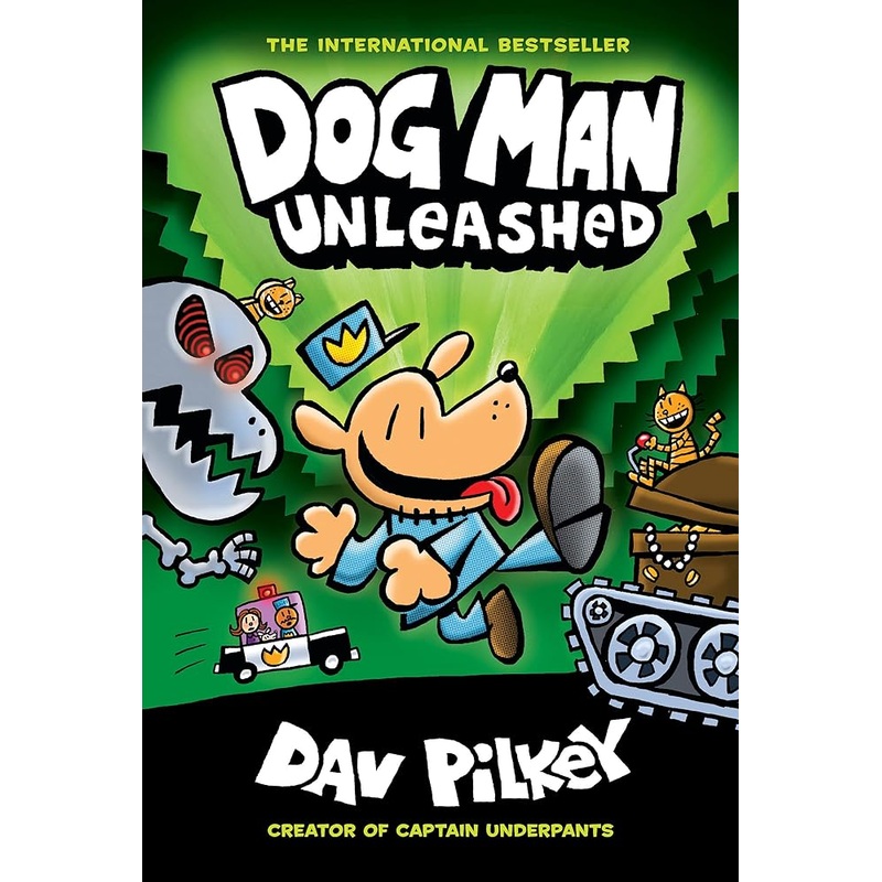 Dog Man Unleashed: A Graphic Novel (Dog Man #2): From the Creator of Captain Underpants (2) by Dav Pilkey