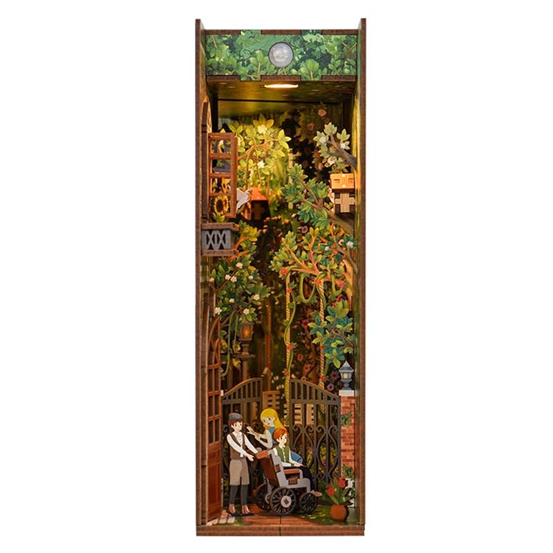 Hands Craft – DIY Miniature House Book Nook Kit: Secret Garden