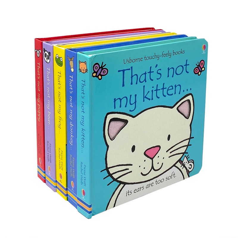 That’s Not My Animals 5 Books Collection Set (Frog,Bear,Kitten..) By Fiona Watt