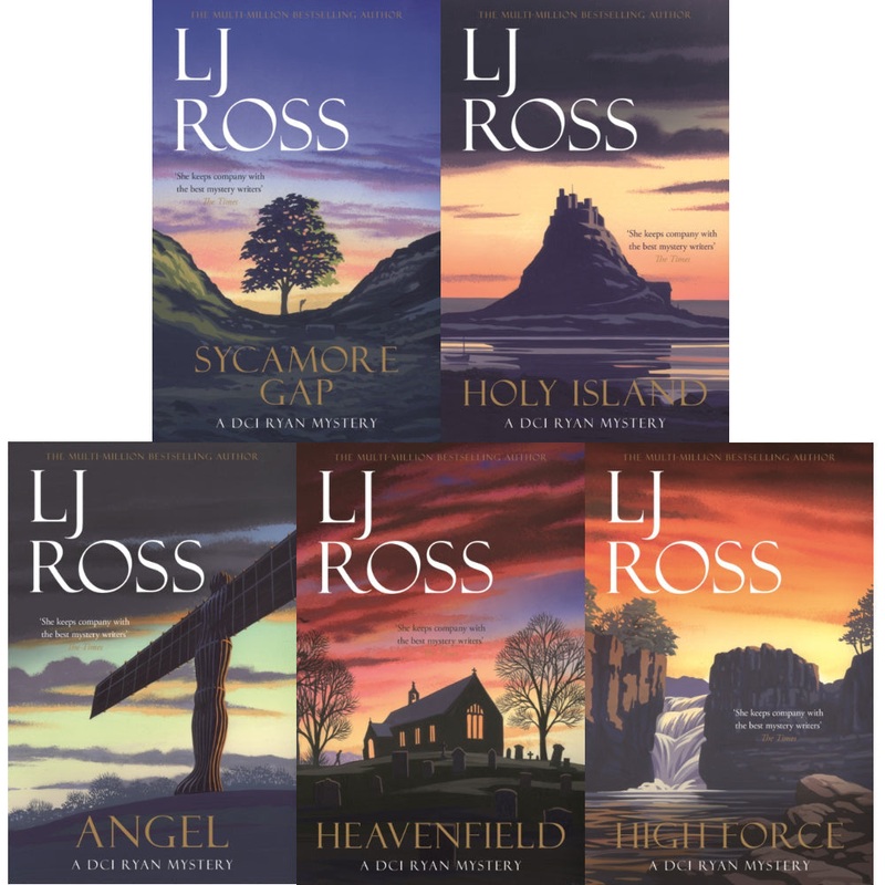 The DCI Ryan Mystery 5 Books Collection Set by LJ Ross – Holy Island, Sycamore Gap, Heavenfield, Angel, High Force (Book 1-5)