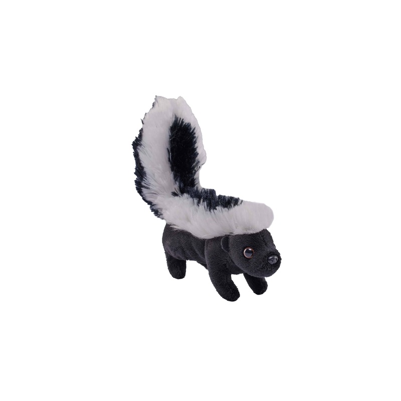 Wild Republic – Pocketkins-ECO-Skunk Stuffed Animal 5″