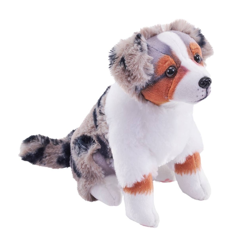 Wild Republic – Rescue Australian Shepherd Stuffed Animal W Sound 5.5″