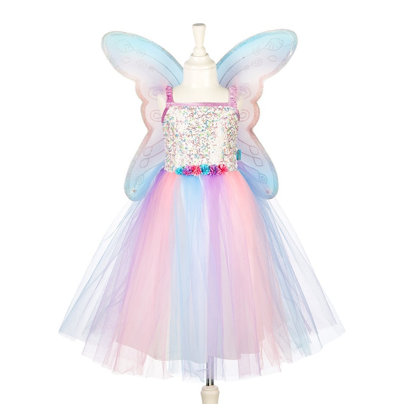 Colorful Dress with Wings (8-10 Years)