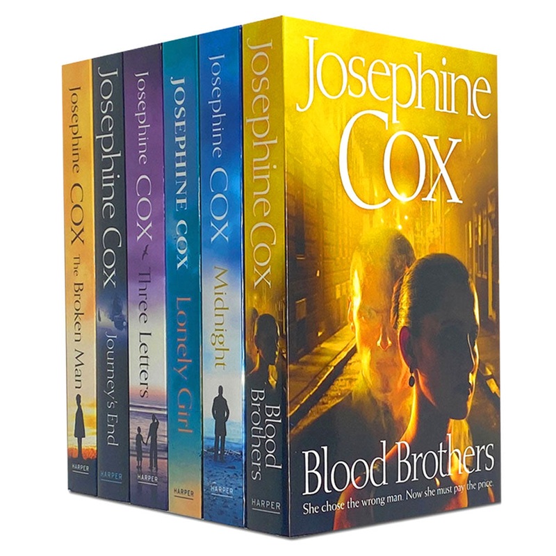 Josephine Cox 6 Book Collection Set  Fiction Drama Novels Series with Blood Brothers, Midnight, Lonely Girl by HarperCollins Author