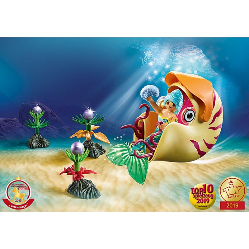 PLAYMOBIL – Mermaid with Sea Snail Gondola