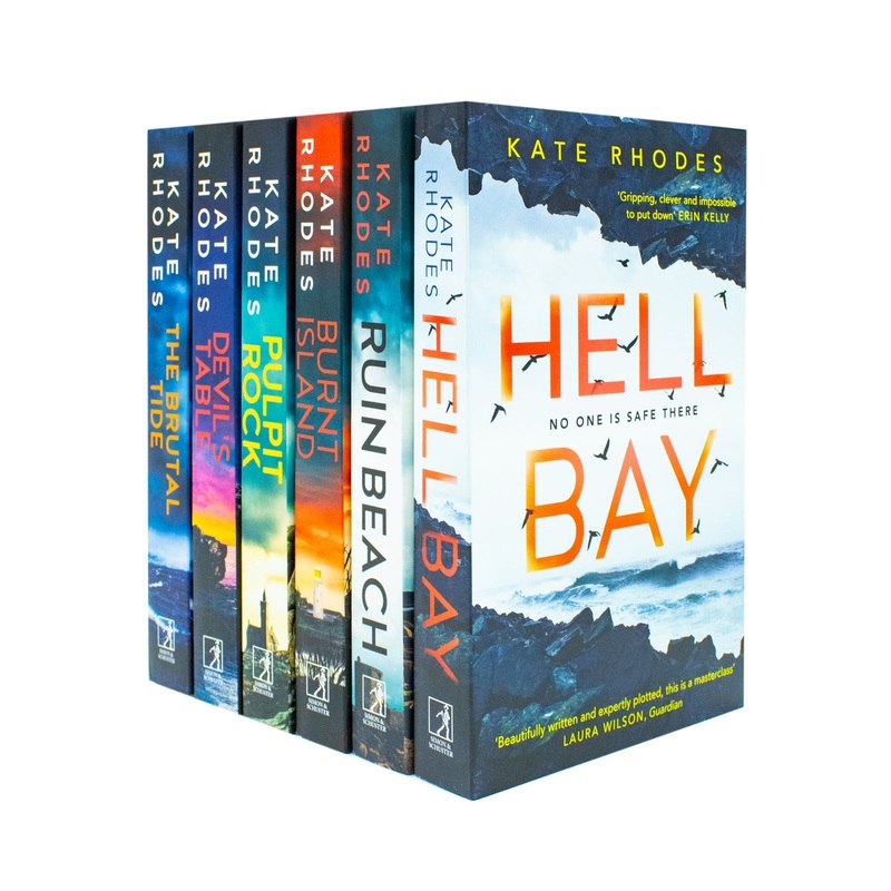 Kate Rhodes Ben Kitto Series Collection 6 Books Set (Devil’s Table, Burnt Island, Ruin Beach, Pulpit Rock, Hell Bay & The Brutal Tide)