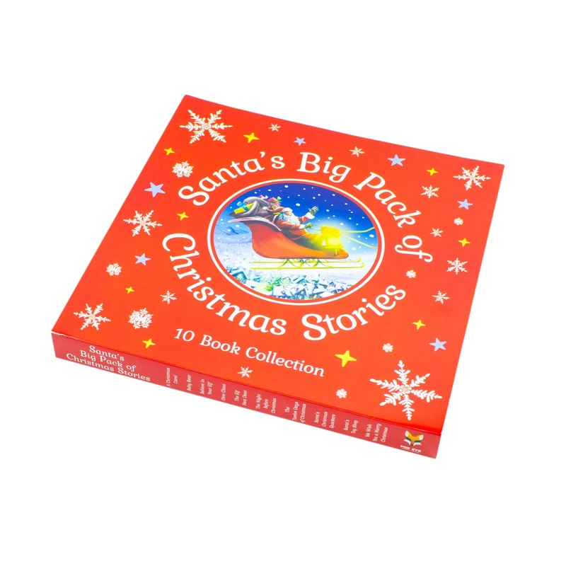 Santa’s Big Pack of Christmas Stories 10 Book Collection: (Christmas Carol, Baby Bear, The Elf Next Door, Dino Claus, The Night Before Christmas, Santa’s Toy Shop)