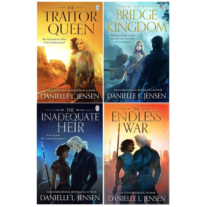 The Bridge Kingdom Series  4-Book Set by Danielle Jensen |YA Fantasy, Magic, Romance, Royalty, Betrayal & Adventure| Epic Kingdom Stories