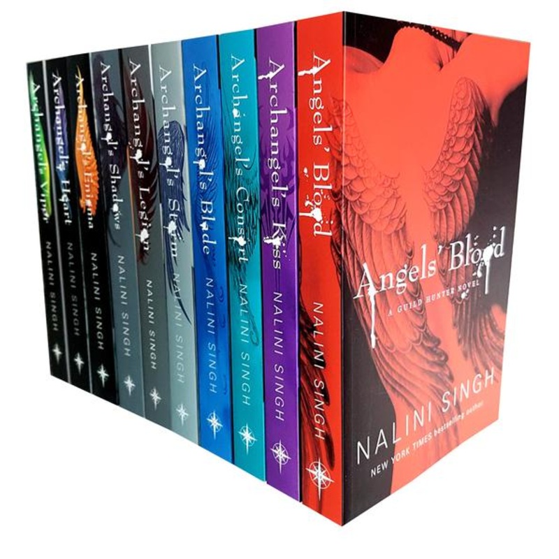 The Guild Hunter Series By Nalini Singh 10 Books Collection Set Immortals and Mortals Pack