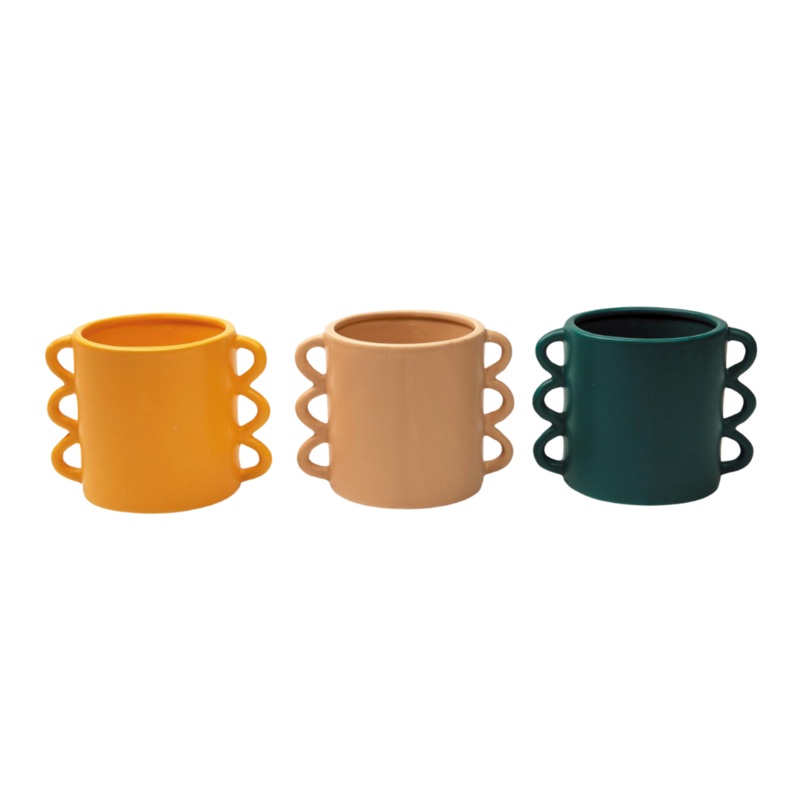 Dol Retro Mod Planter Yellow