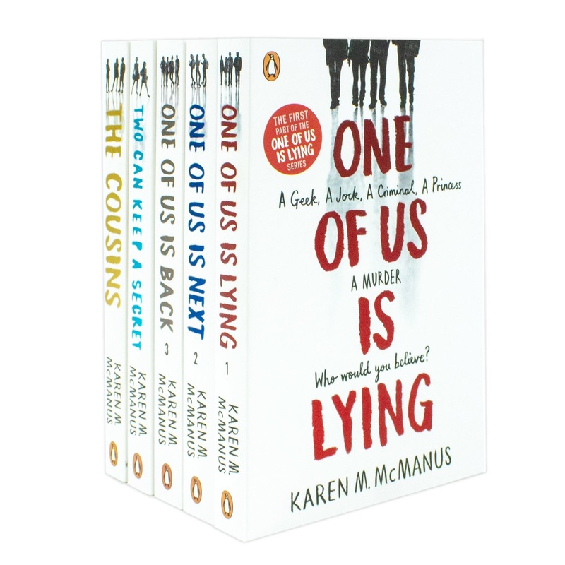 Karen M. McManus 5 Book Set – The Cousins, Two Can Keep a Secret, One of Us Is Lying Series, YA Mystery Thriller Collection for Teen & Adult Readers