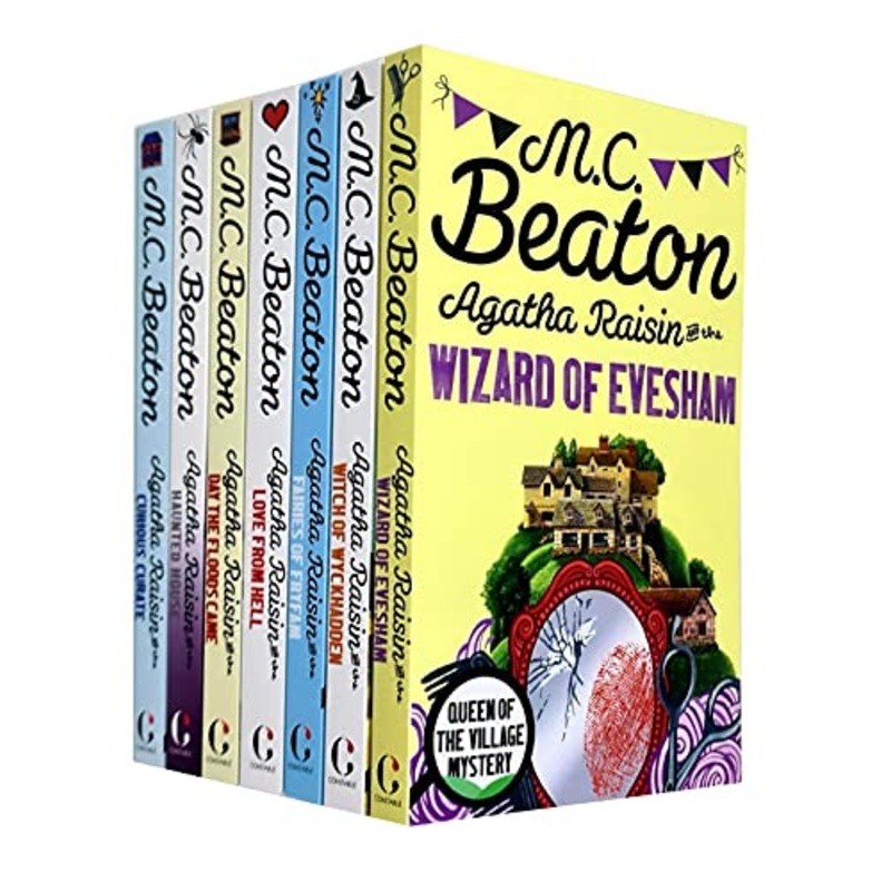 M C Beaton Agatha Raisin Series 814 Collection 7 Book Set  Cozy Mystery Novels, Crime Fiction, Thrillers, Bestseller Detective Books for Mystery Lovers