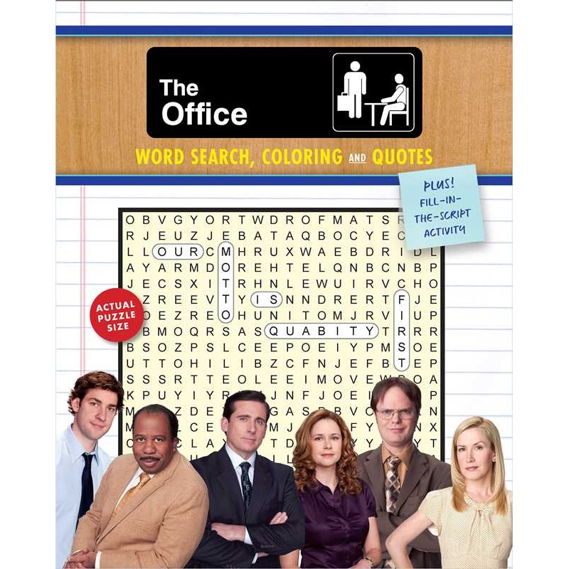 Office Word Search, Coloring and Quotes