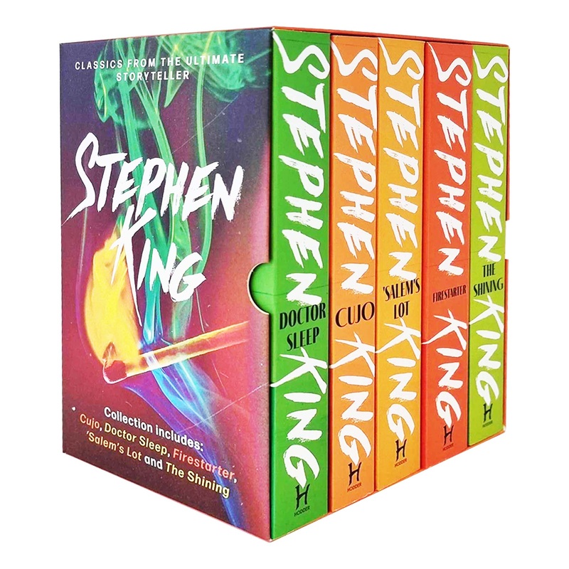Stephen King 5 Books Collection Box Set (Cujo, ‘Salem’s Lot, The Shining, Doctor Sleep, Fire Starter)