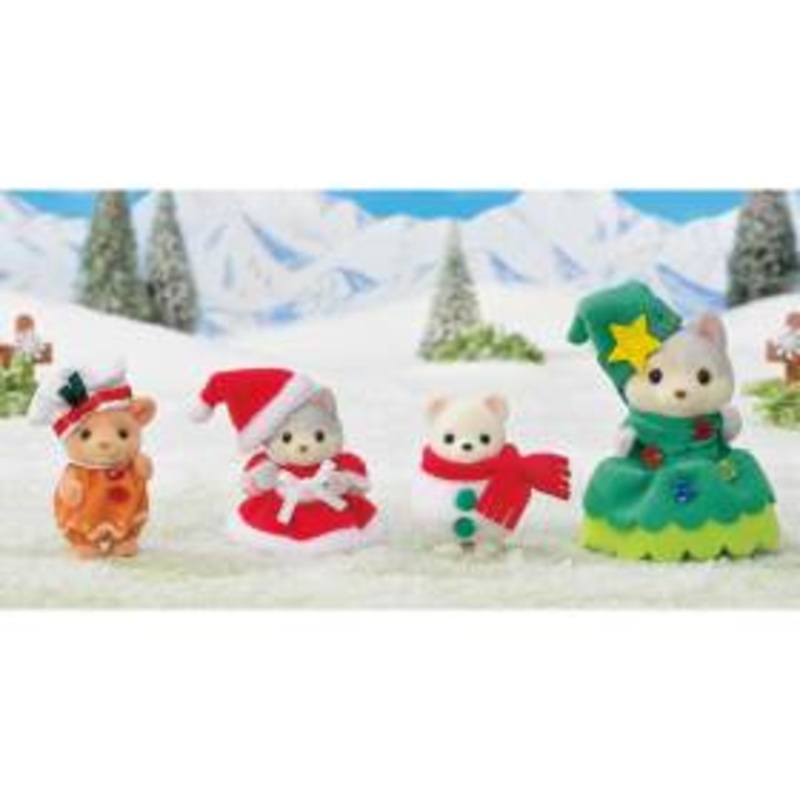 Calico Critters Happy Christmas Friends
