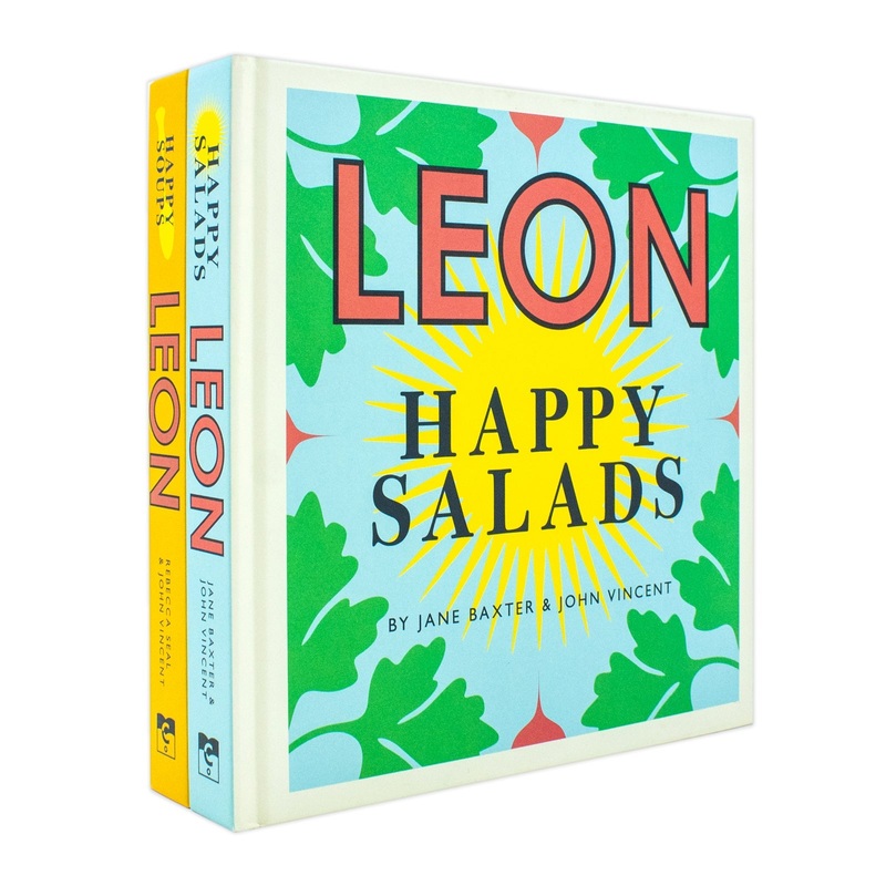 happy leons 2 books collection set – leon happy soups, leon happy salads
