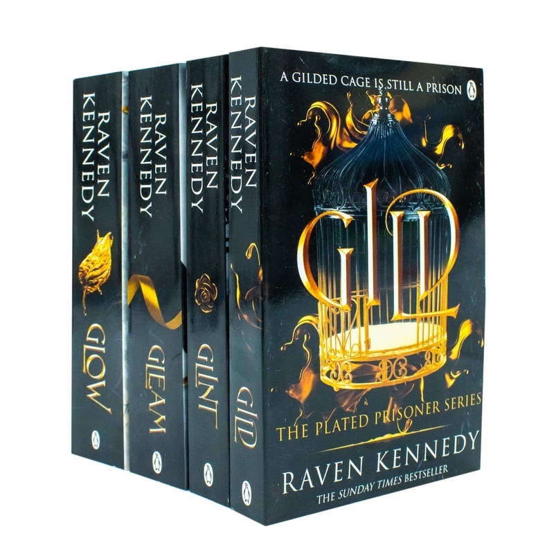 The Plated Prisoner Series Collection 4 Books Set by Raven Kennedy  Gild, Glint, Gleam, Glow| Fantasy Book Box Set for Readers & Fans of Dark Romance