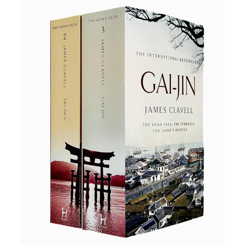 James Clavell Asian Saga Series  2-Book Collection (Tai-Pan & Gai-Jin): Epic Historical Fiction, Adventure, Drama & Culture in East Asia