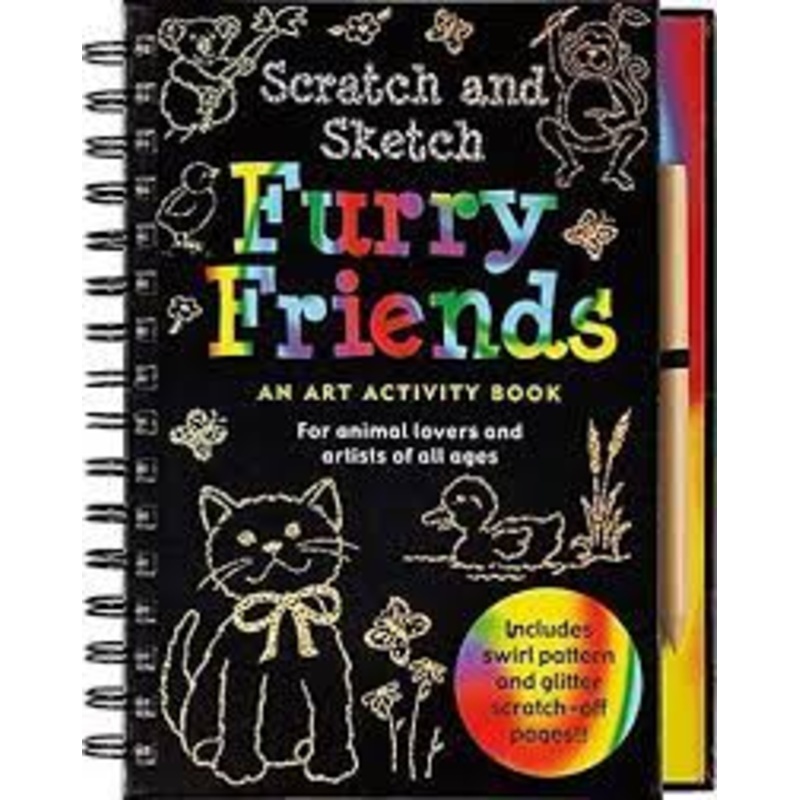 Scratch and Sketch: Furry Friends Activity Book