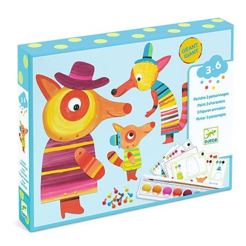 Fox Family Painting Kit