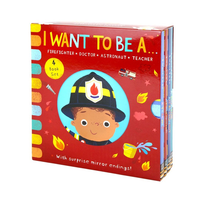 I Want To Be A.. Early Career Books for Curious Minds  4 Book Children’s Set by Richard Merritt | Educational, Interactive Stories with Mirror Ending