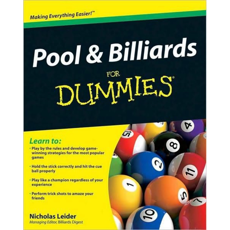 Pool and Billiards For Dummies Paperback