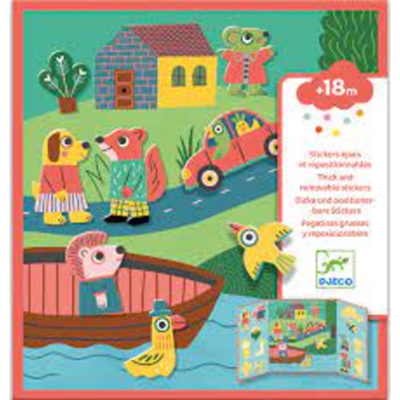 Toddler Repositionable Sticker Book – Animals