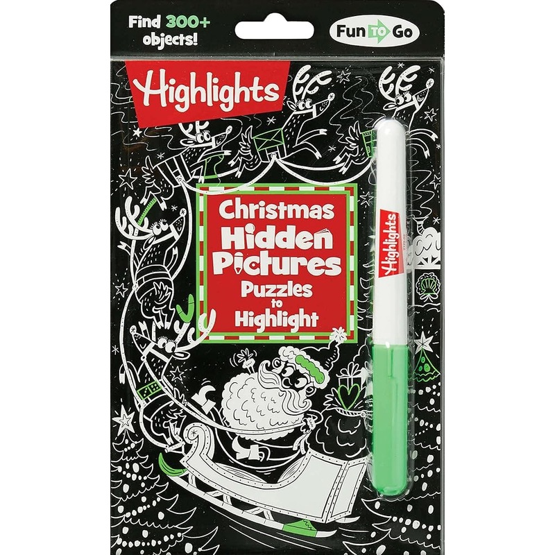 Christmas Hidden Pictures Puzzles to Highlight