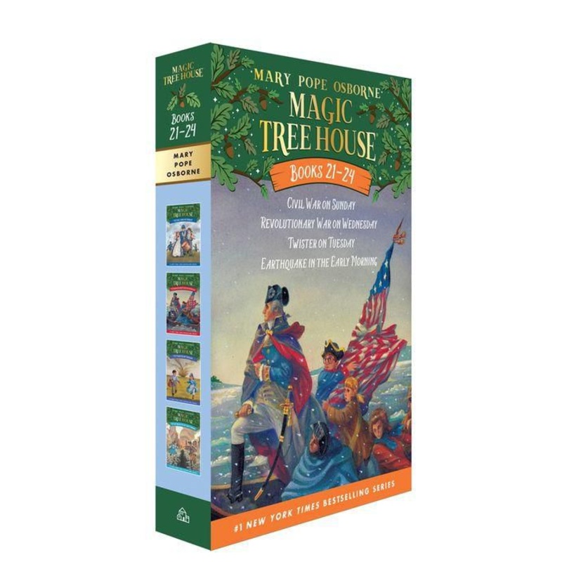 Magic Tree House Volumes 21-24 Boxed Set: American History Quartet Boxed Set