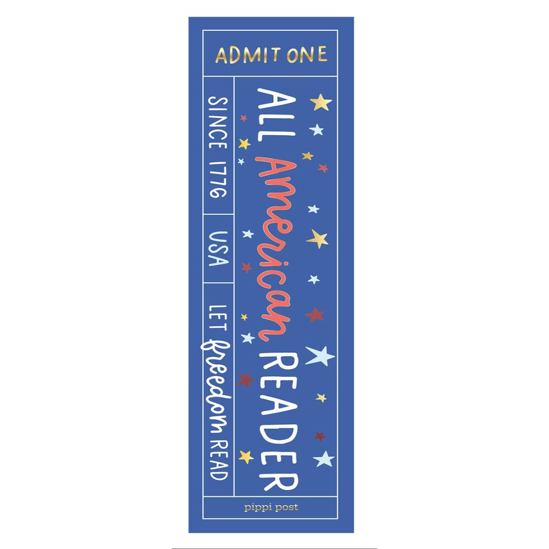 All American Reader Transparent Bookmark