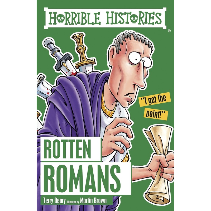 The Rotten Romans Horrible Histories Book Funny Facts Gruesome Stories and Ancient Roman History Learning for Kids Students and Teachers