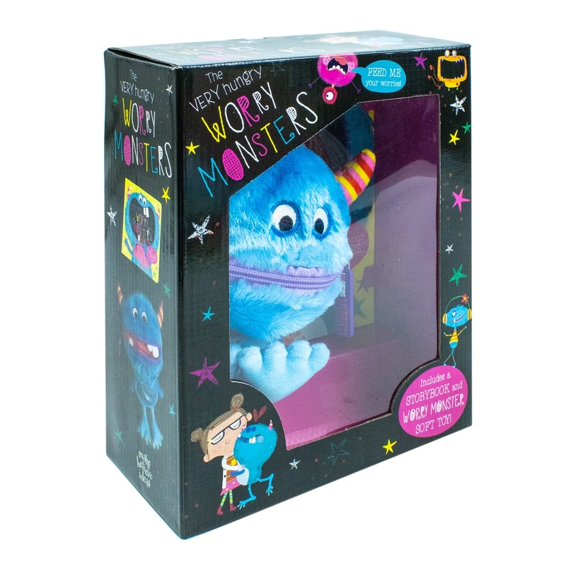 The Very Hungry Worry Monster Plush and Book Set |Children’s Anxiety Help, Emotional Support, Picture Book & Plush Toy for Worry & Stress Management
