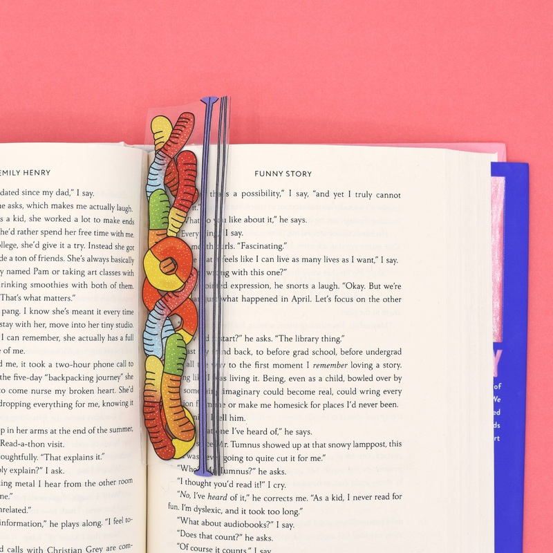 Baggie of Sour Gummies Bookmark (it’s die cut!)