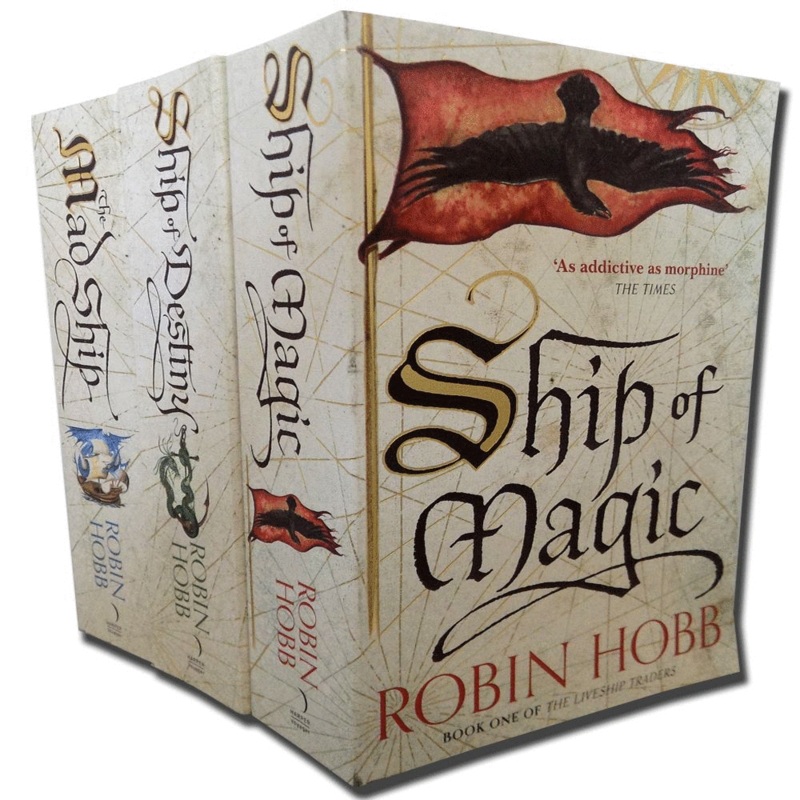 Robin Hobb Liveship Traders 3 Book Collection Set  Epic Fantasy Series Paperback Novels Including Ship of Destiny by Bestselling Author