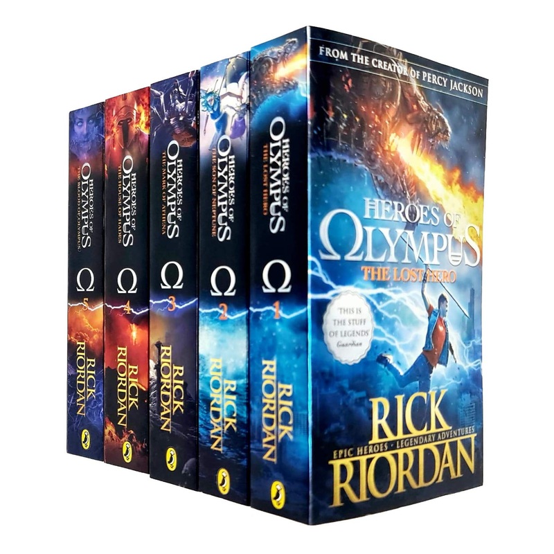 The Heroes of Olympus Complete 5-Book Collection by Rick Riordan |Epic Fantasy Adventure Series with Mythology,Quests & Heroes for Young Adult Readers