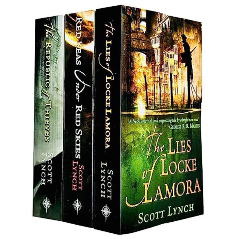 Gentleman Bastard Sequence Series by Scott Lynch 3 Books Collection Set – (the lies of locke lamora,red seas under red skies,the republic of thieves)