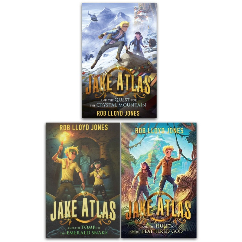 Jake Atlas Series 3 Books Collection Set by Rob Llyod Jones The Crystal Mountain