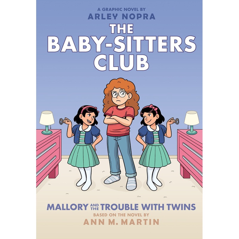Mallory and the Trouble with Twins: A Graphic Novel (The Baby-sitters Club #17) (HC)