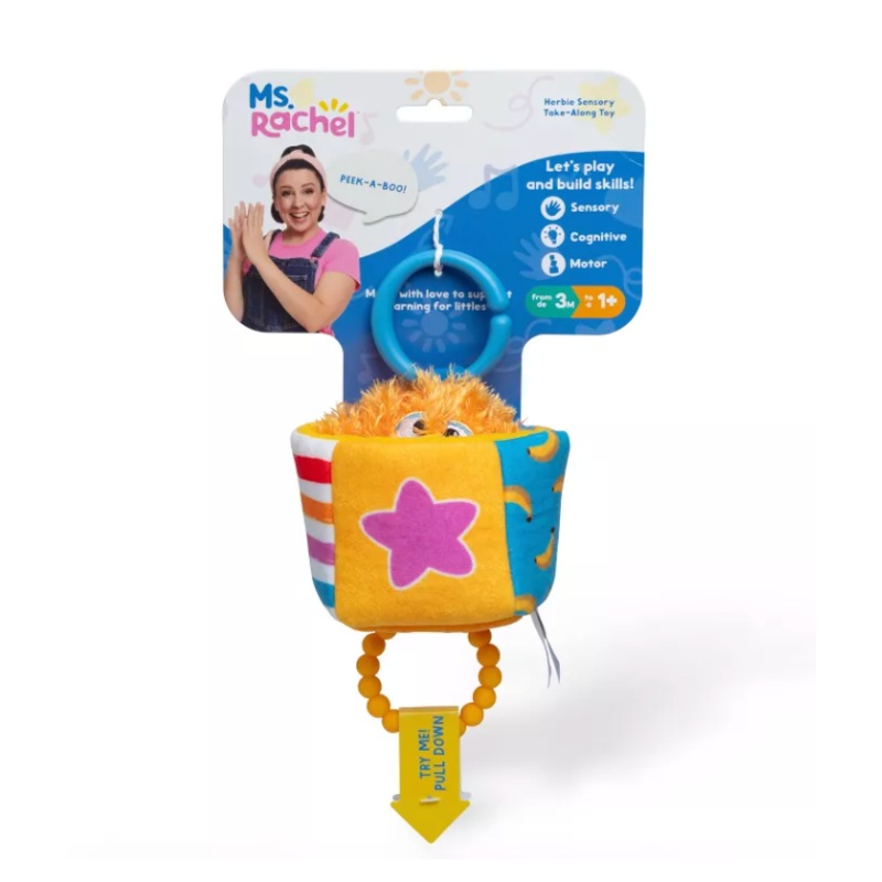 Ms. Rachel Herbie Sensory Take-a-Long Toy