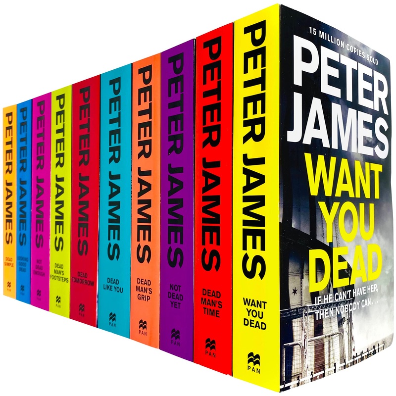 Roy Grace Series Books 1 – 10 Collection Set by Peter James (Dead Simple, Looking Good Dead, Not Dead Enough, Dead Man’s Footsteps, Dead Tomorrow, Dead Like You & MORE!)
