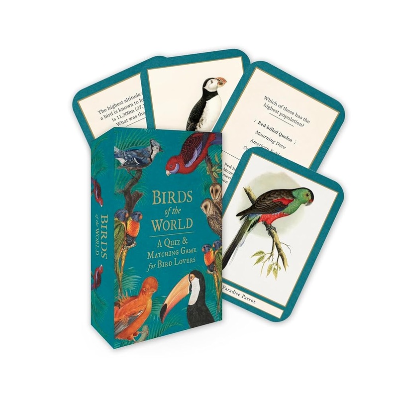 (09/30/25 PREORDER) Birds of the World: A Matching and trivia game for bird lovers