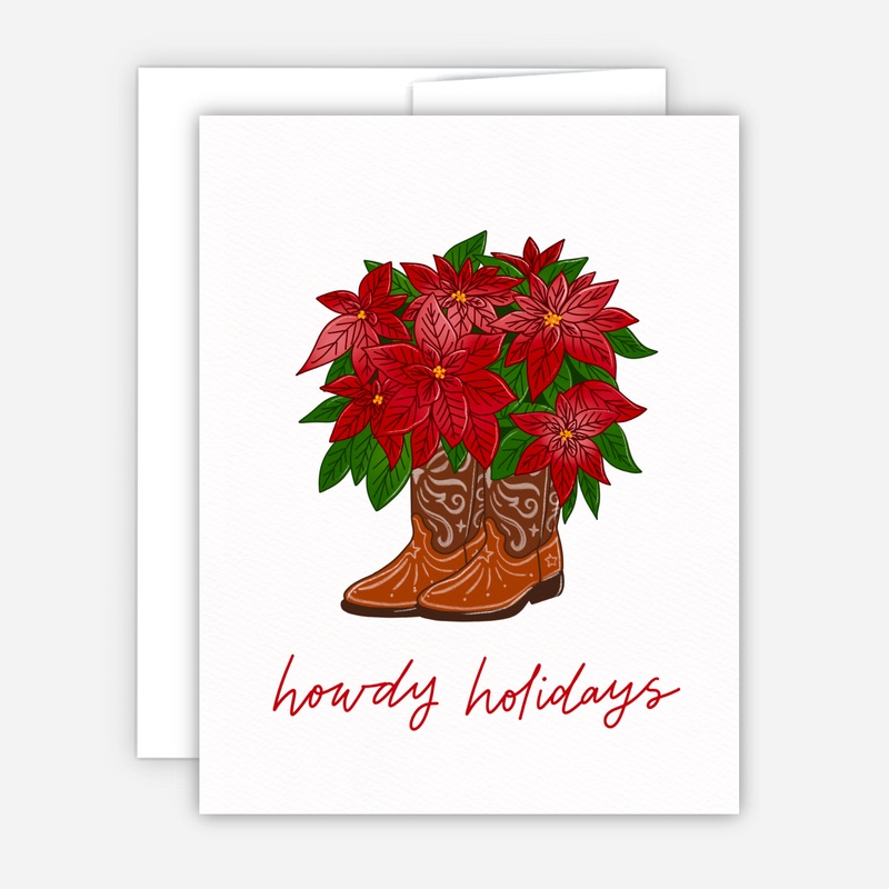 Greeting Card – Howdy Holidays Christmas Card