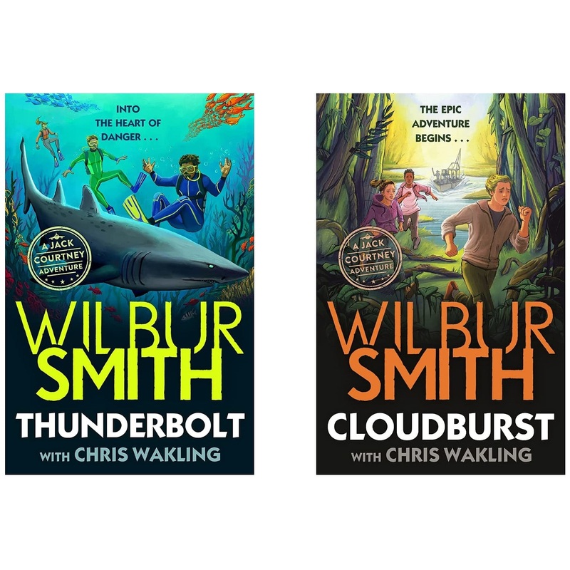 Jack Courtney Adventures Series 2 Books Collection Set by Wilbur Smith (Cloudburst & Thunderbolt)