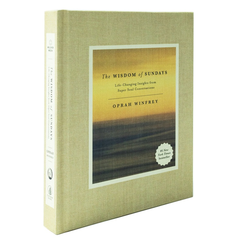 The Wisdom of Sundays by Oprah Winfrey  Inspirational book of insights, self-help, personal growth, mindfulness, motivation, and life-changing advice