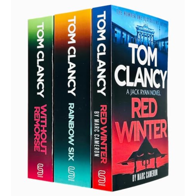 Tom Clancy 3 Book Collection Set  Red Winter, Rainbow Six & Without Remorse by Marc Cameron | Action-Packed Thriller Series with Suspense & Adventure