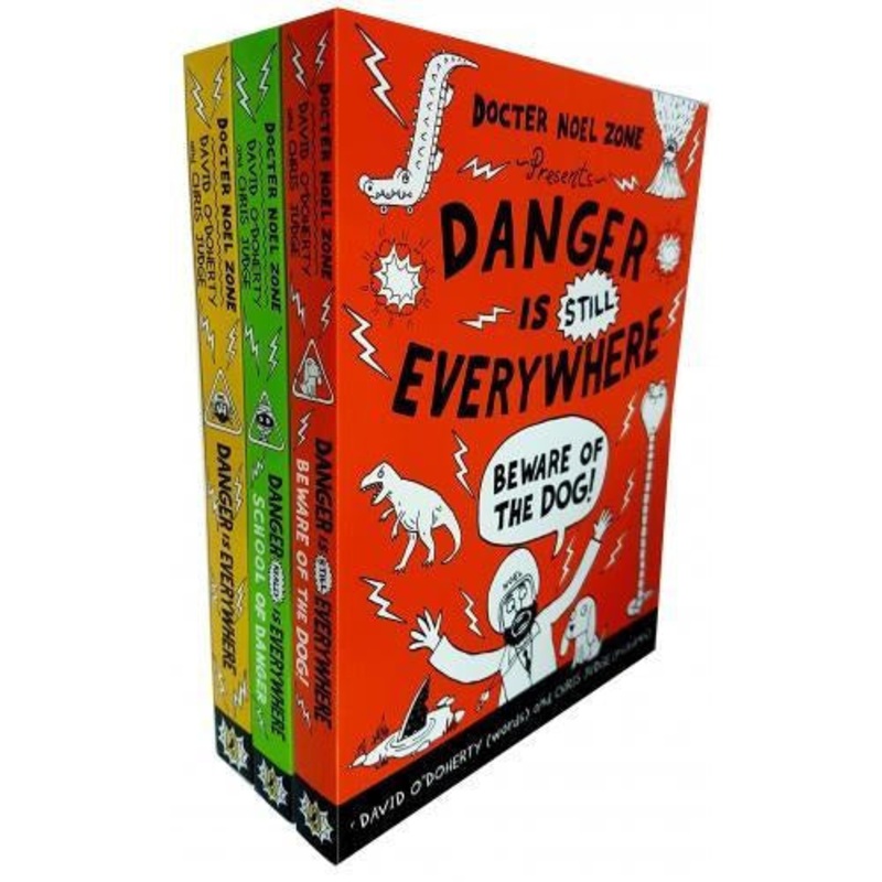 Docter Noel Zone Danger Is Everywhere Series 3 Books Collection Set  School Of Danger Beware Of The Dog Danger Is Everywhere
