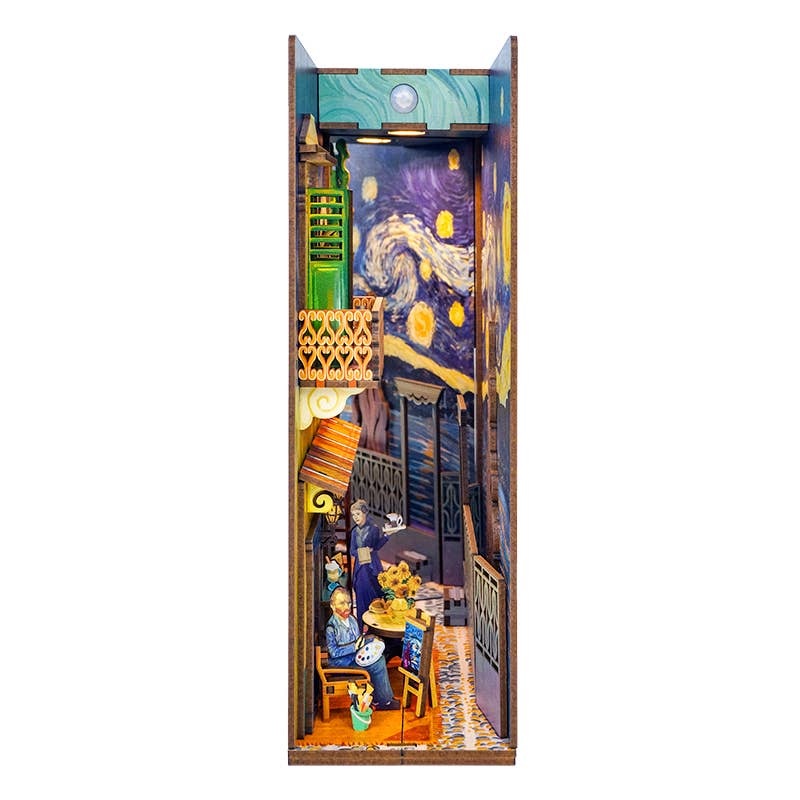 Hands Craft – DIY Miniature House Book Nook Kit: Vincent’s World
